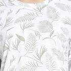 Cotton Printed Top, White, small image number null
