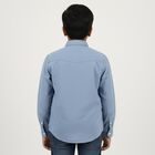 Boys' Light Blue Classic Collar Casual Shirt, हल्का नीला, small image number null