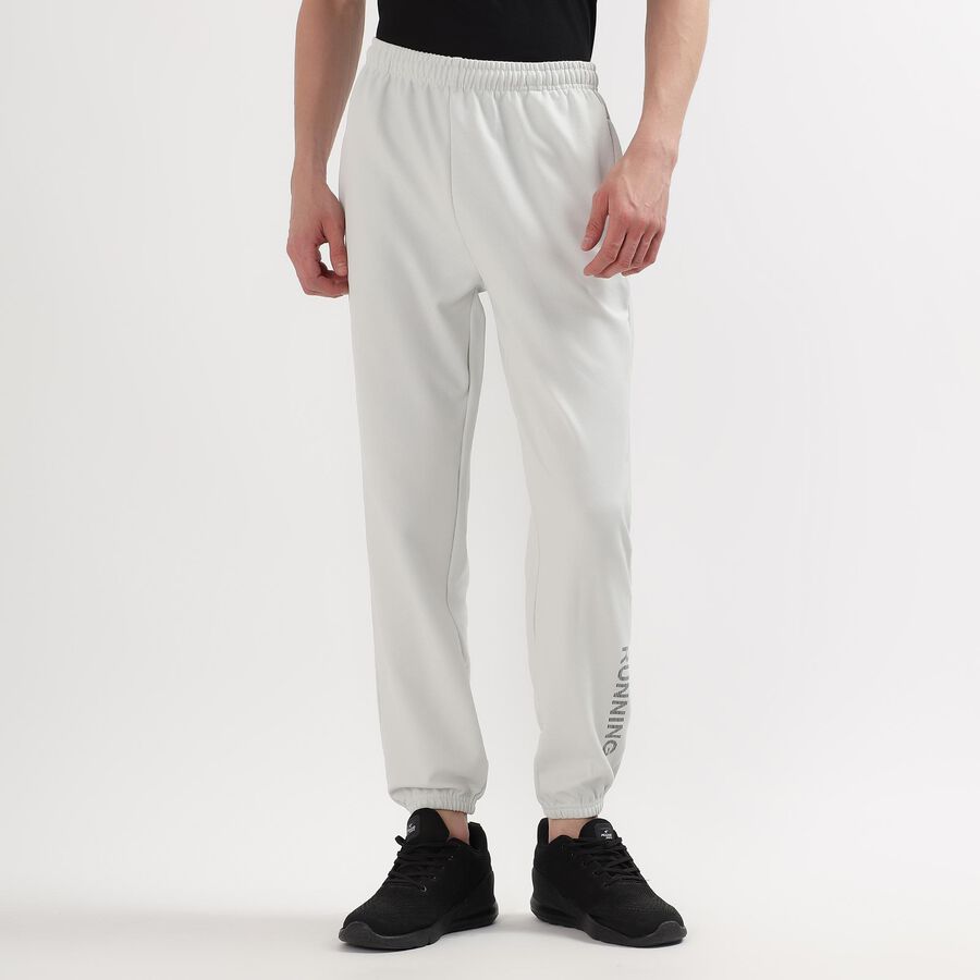 Men's Active Track Pants, Light Grey, large image number null