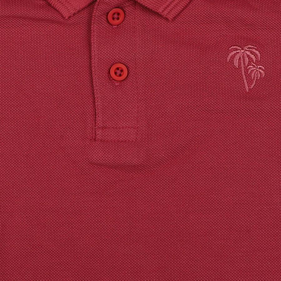 Boys Pink Polo Neck Polo Boys T-Shirt, गुलाबी, large