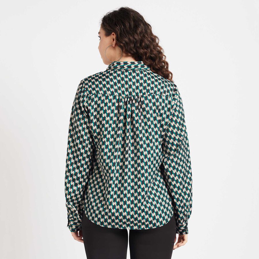 All Over Print Shirt, Dark Green, large image number null