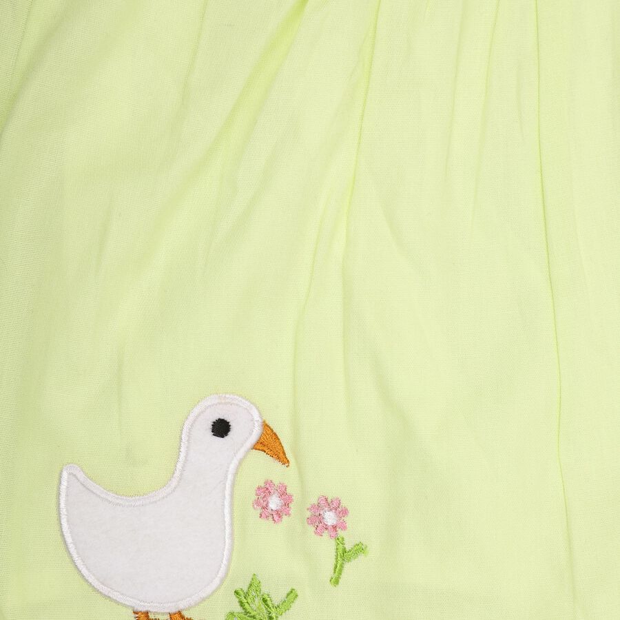 Infants' 100% Cotton Frock , हल्का हरा, large image number null