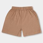 Infants' 100% Cotton Half Pant, Beige, small image number null