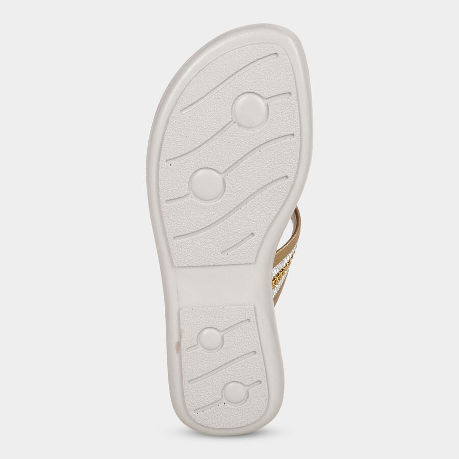 Ladies' Sandal, गोल्डन, large image number null