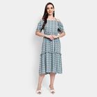 Ladies' Dress, हल्का हरा, small image number null