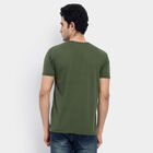 Round Neck T-Shirt, Olive, small image number null