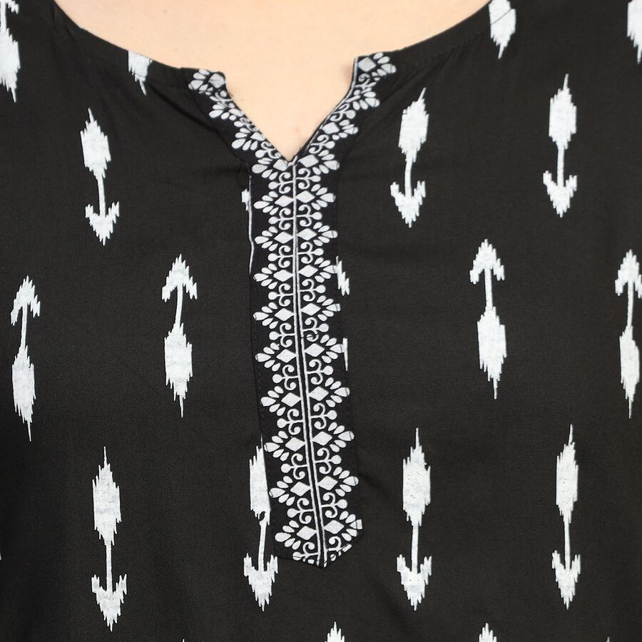 Ladies' Kurti , Black, large image number null