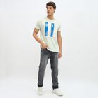 Men's Faded Charcoal Slim Fit Jeans, गहरा ग्रे, small image number null
