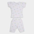Infants' 100% Cotton Capri Set, सफ़ेद, small image number null