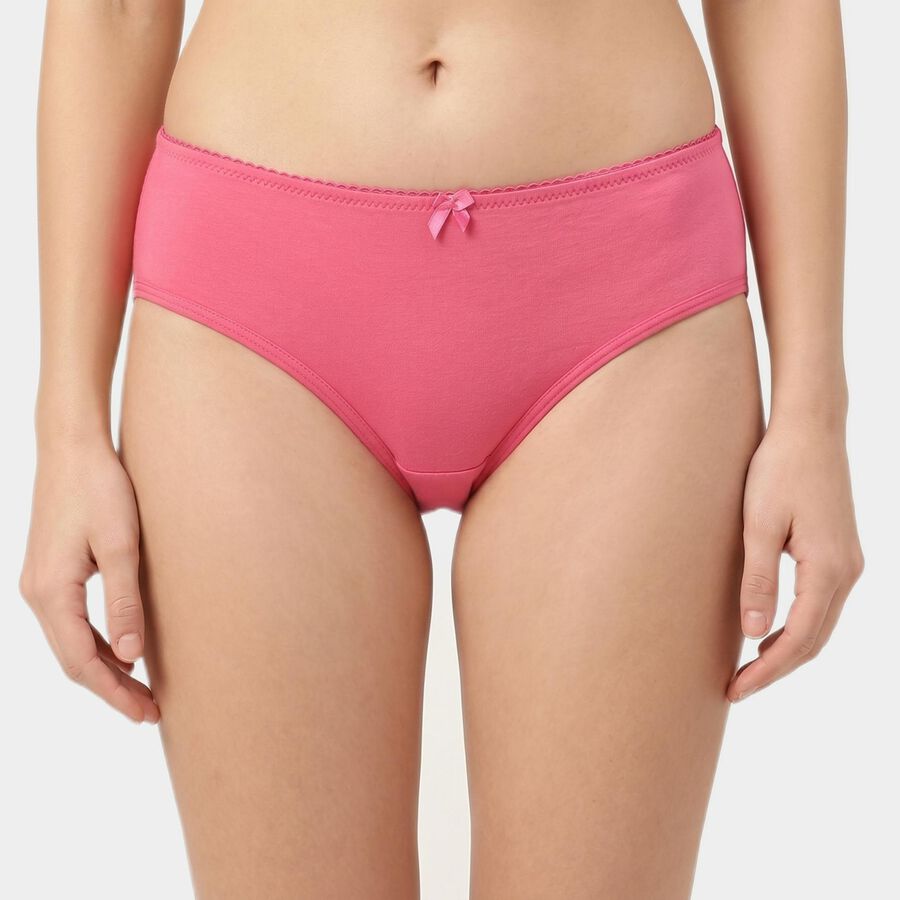 Women's Assorted Regular Fit Solid Panty, Assorted, large