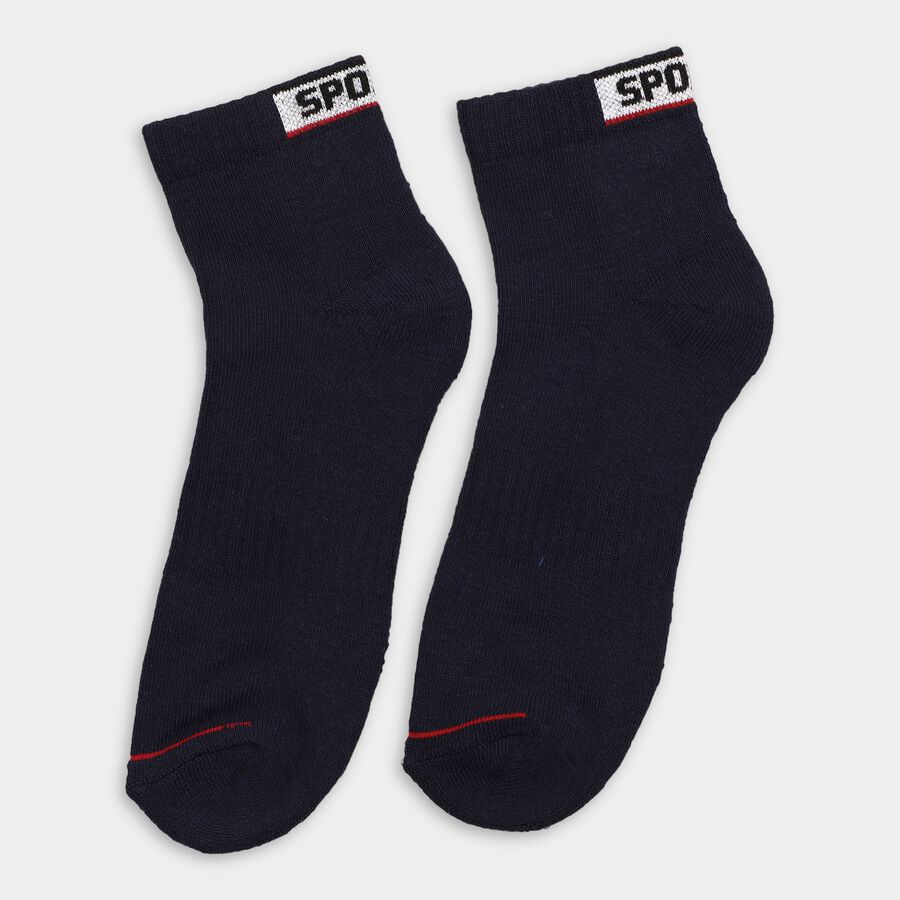 Men's Socks (Pack of 3), Melange Light Grey, large
