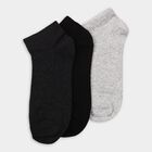 Men's Socks (Pack of 3), Charcoal, small