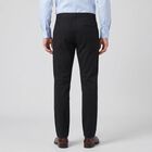 Men's Navy Blue Slim Fit Flat-Front Chino Trousers, नेवी ब्लू, small