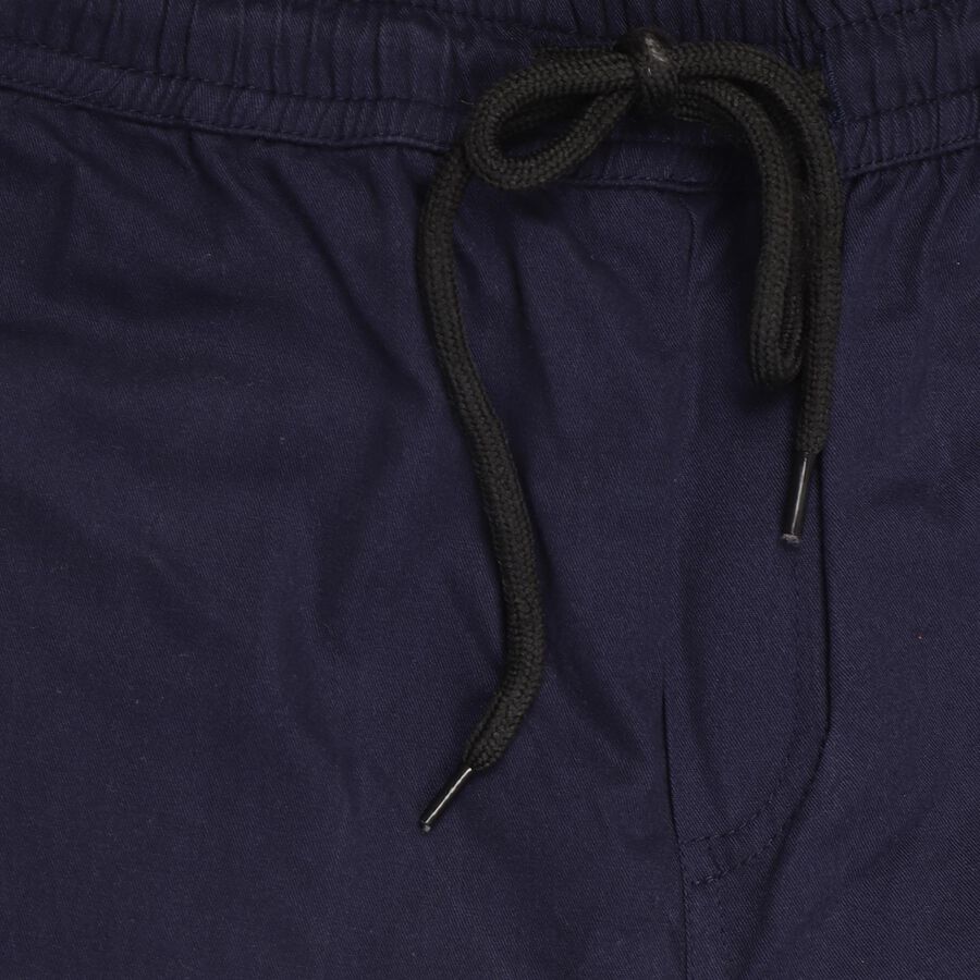 Boys' 100% Cotton Jogger Trouser , Navy Blue, large image number null