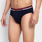 Men's 100% Cotton Briefs , नेवी ब्लू, small