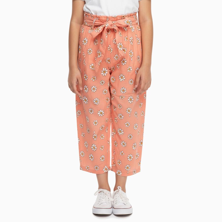 Girls' Capri, Peach, large image number null
