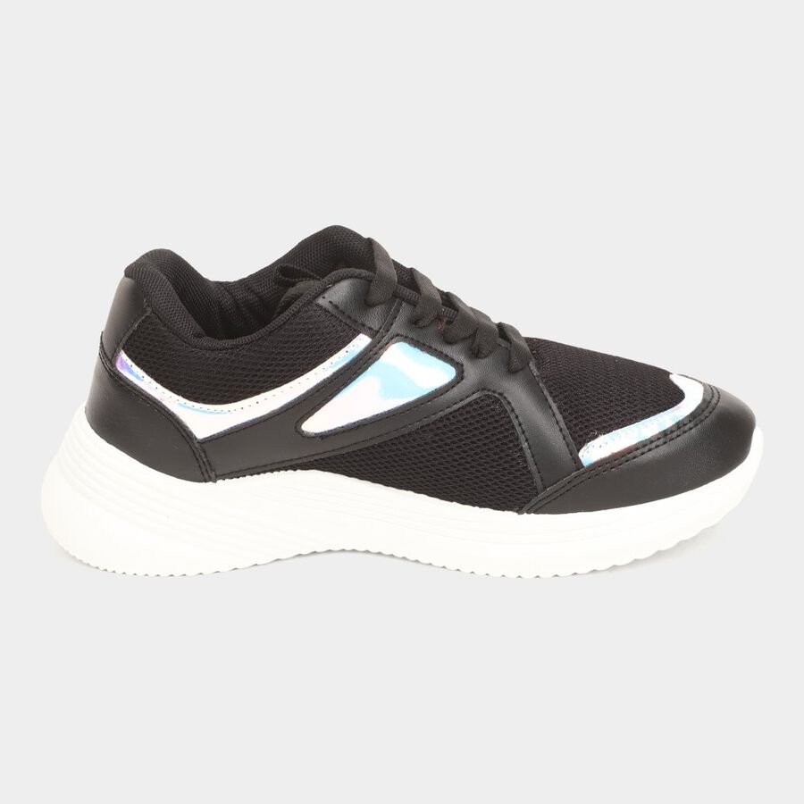 Womens Moulded Casual Shoes, काला, large image number null