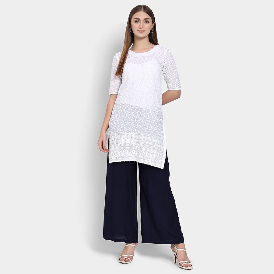 Ladies' Palazzos , नेवी ब्लू, large image number null