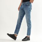 Men's Slim Fit Jeans, Mid Blue, small image number null