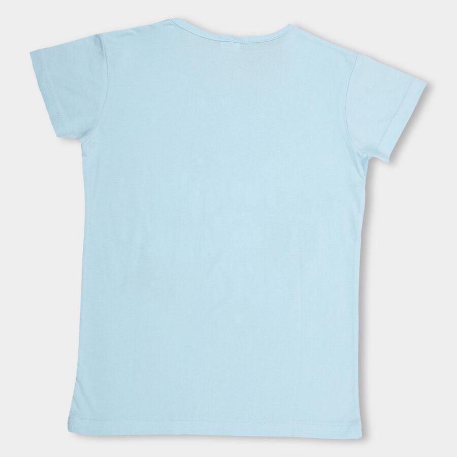 Girls' T-Shirt, Light Blue, large