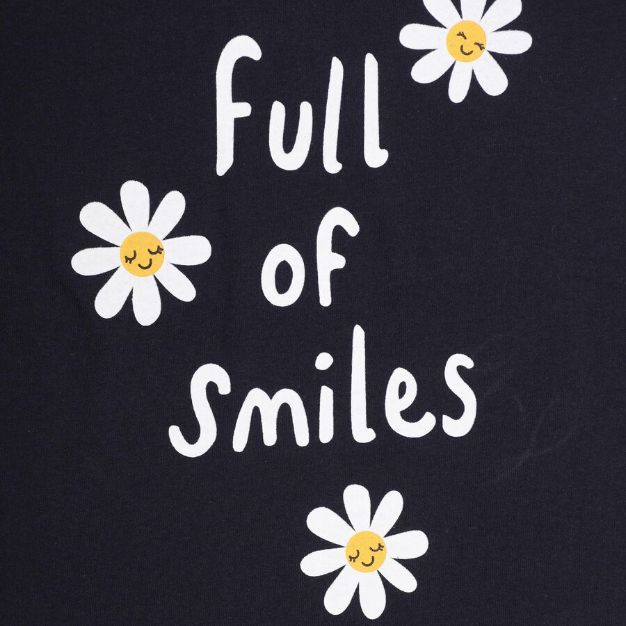 Girls' T-Shirt , Navy Blue, large image number null