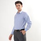 Men's Light Powder Blue Regular Collar Formal Shirt, Light Blue, small image number null