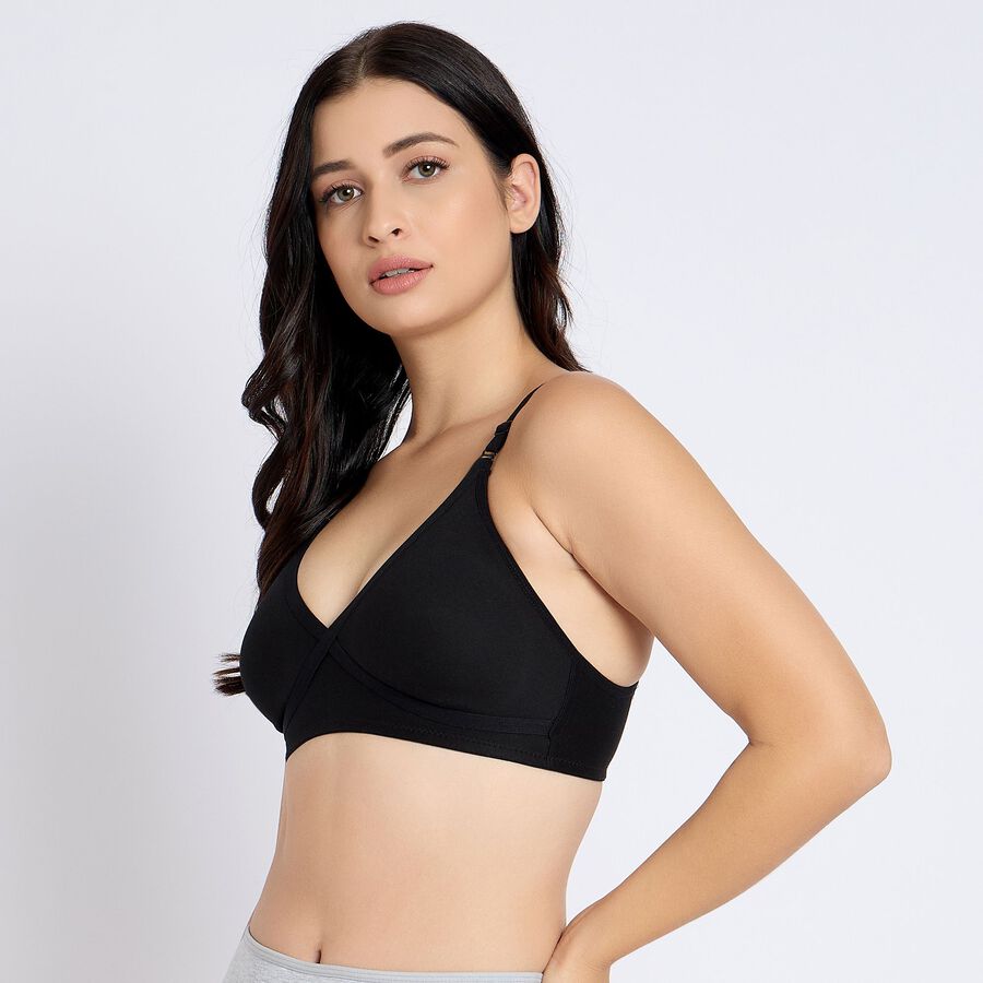 Ladies' Bra , Black, large image number null