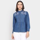 Ladies' Shirt , Mid Blue, small image number null
