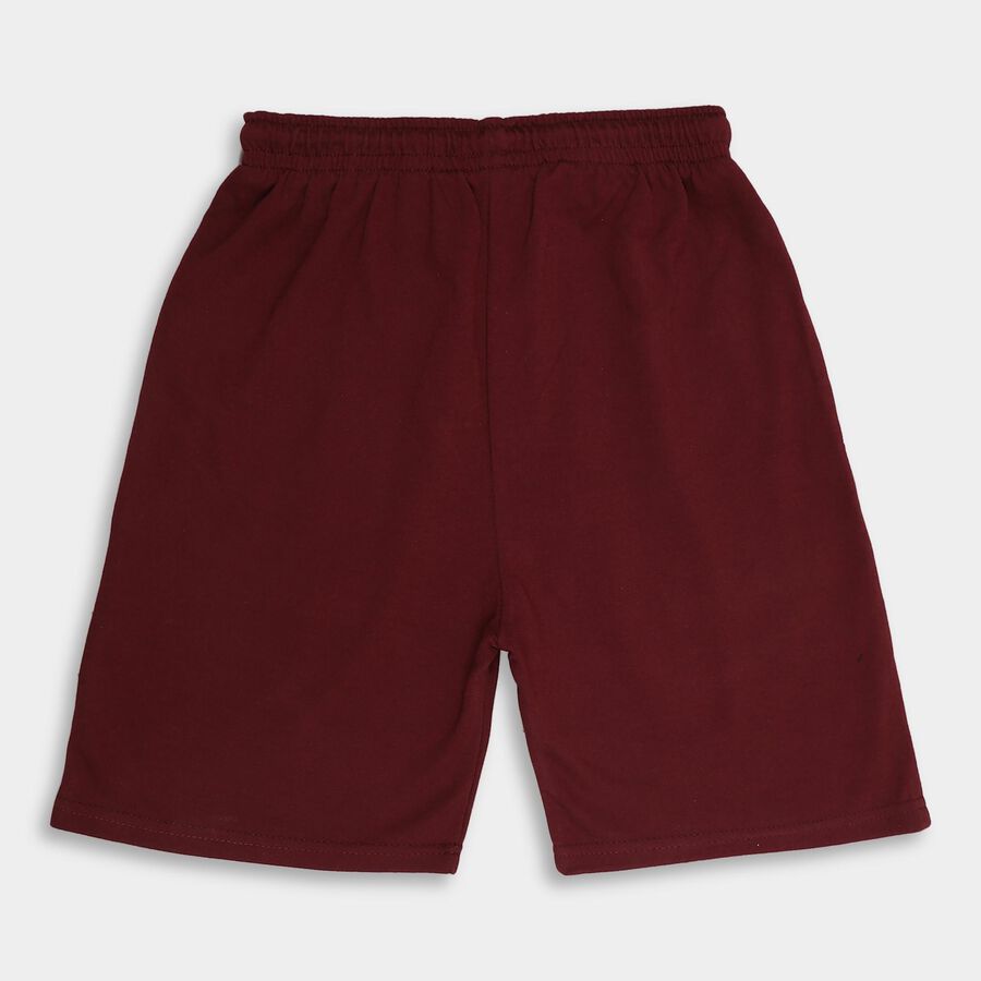 Boys' Bermudas, Maroon, large image number null