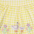 Infant Girls' 100% Cotton Frock , पीला, small image number null