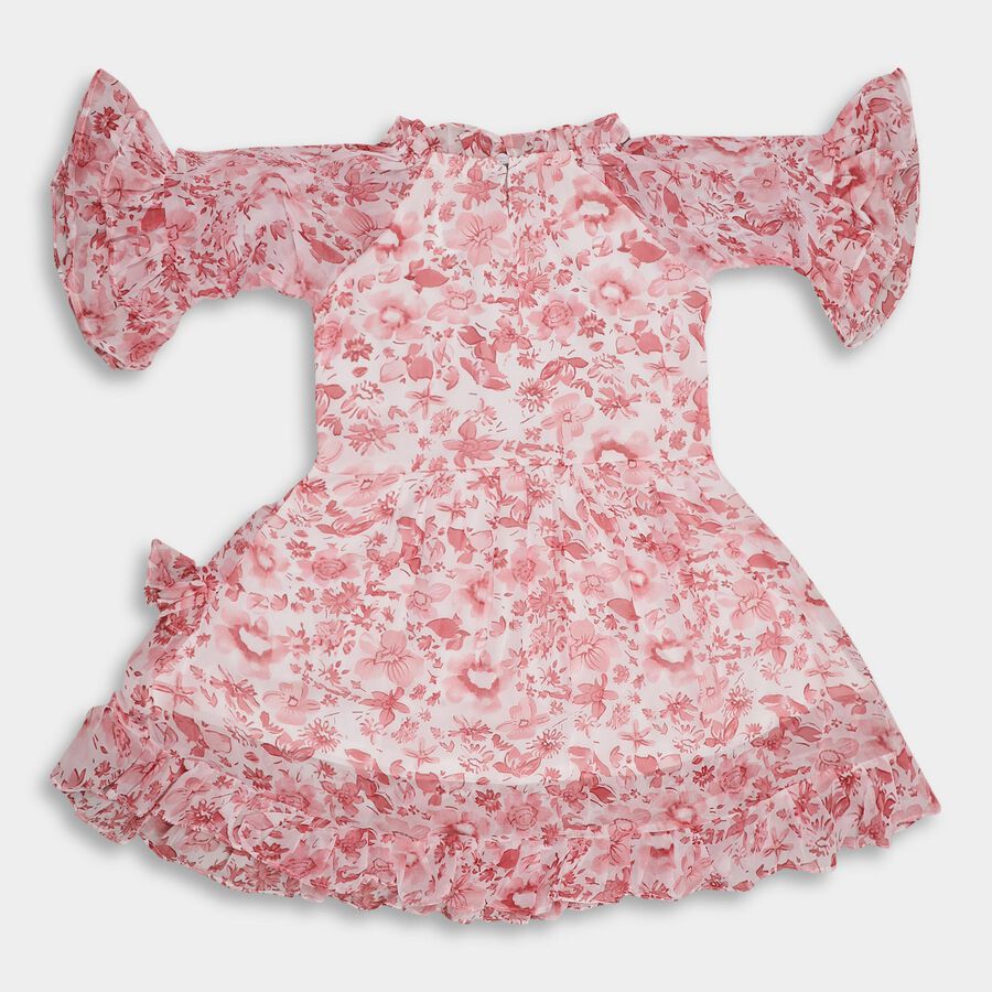 Girls' Dress , Light Pink, large image number null