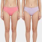 Women's Assorted Regular Fit Solid Panty, Assorted, small