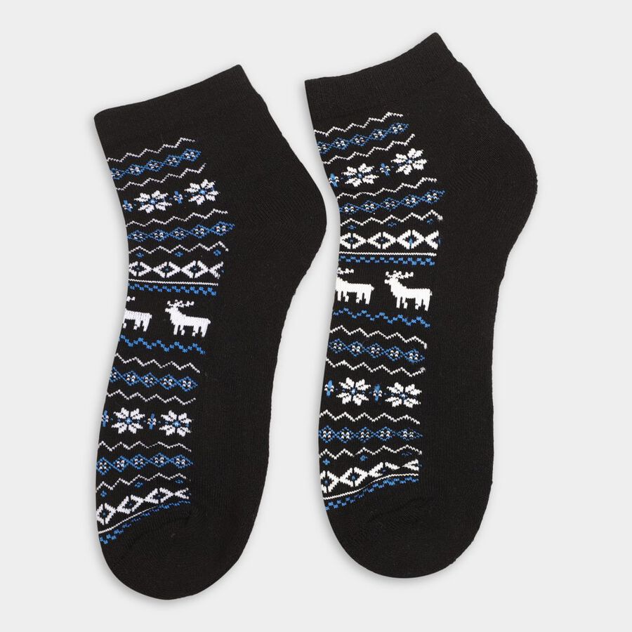 Men's Socks (Pack of 3), Navy Blue, large image number null