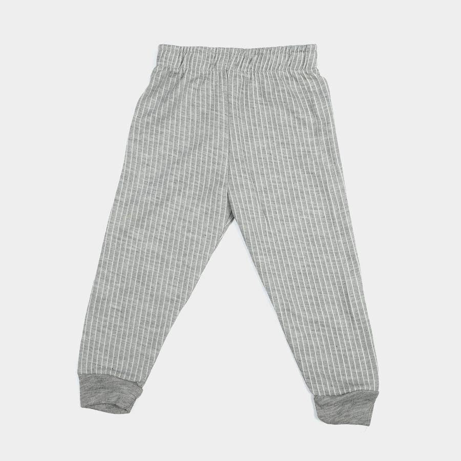 Boys Melange Mid Grey Long Johns Thermal, मिश्रित मध्यम ग्रे, large