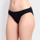 Ladies' 100% Cotton Panty, काला, small image number null