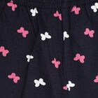 Girls' 100% Cotton Capri, Navy Blue, small