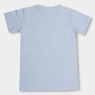 Boys' 100% Cotton Half Sleeves T-Shirt , Light Blue, small image number null