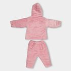 Infants Soft Baby Pink Hooded Casual Style Jump Suit, हल्का गुलाबी, small image number null