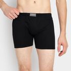 Men's 100% Cotton Trunks, काला, small image number null