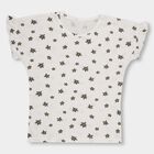 Girls' 100% Cotton T-Shirt, Off White, small image number null
