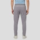Men's Grey Jogger Fit Side Panel Track Pants, हल्का ग्रे, small