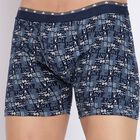Men's 100% Cotton Trunks , Navy Blue, small