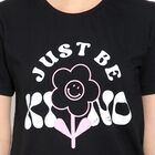 Round Neck T-Shirt, काला, small image number null
