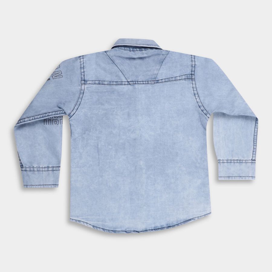Boys' Casual Shirt , हल्का नीला, large image number null