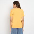 Ladies' Round Neck T-Shirt , मस्टर्ड, small image number null