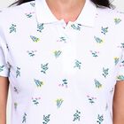 Ladies' 100% Cotton Polo T-Shirt , White, small image number null