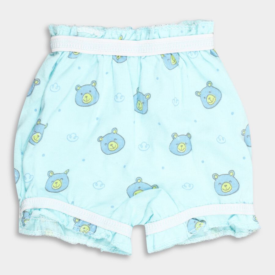 Infants' Cotton Bloomer, Aqua, large image number null