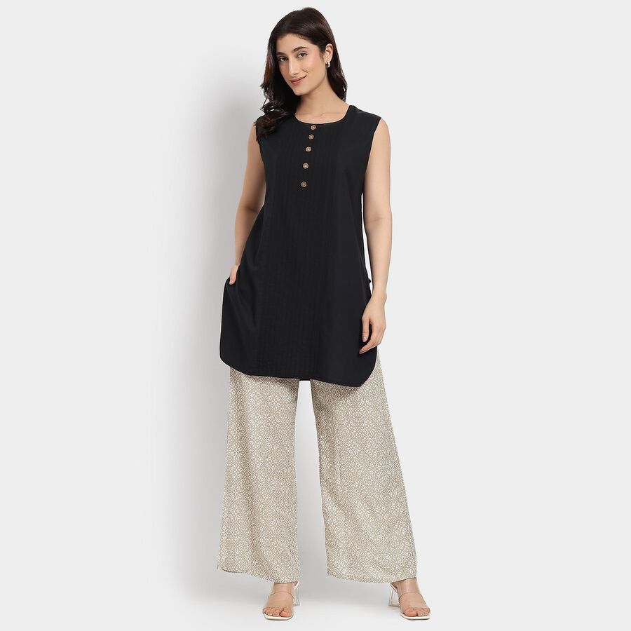 Ladies' Palazzos, गहरा पीला, large image number null