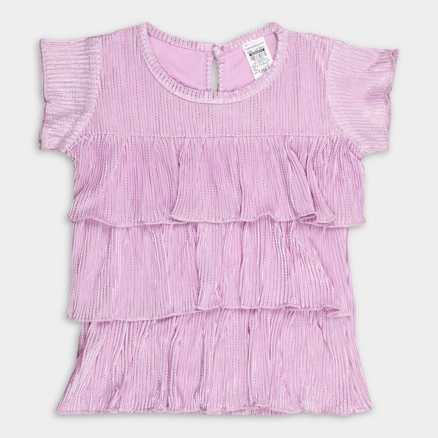 Girls' T-Shirt, लाइलेक, large image number null
