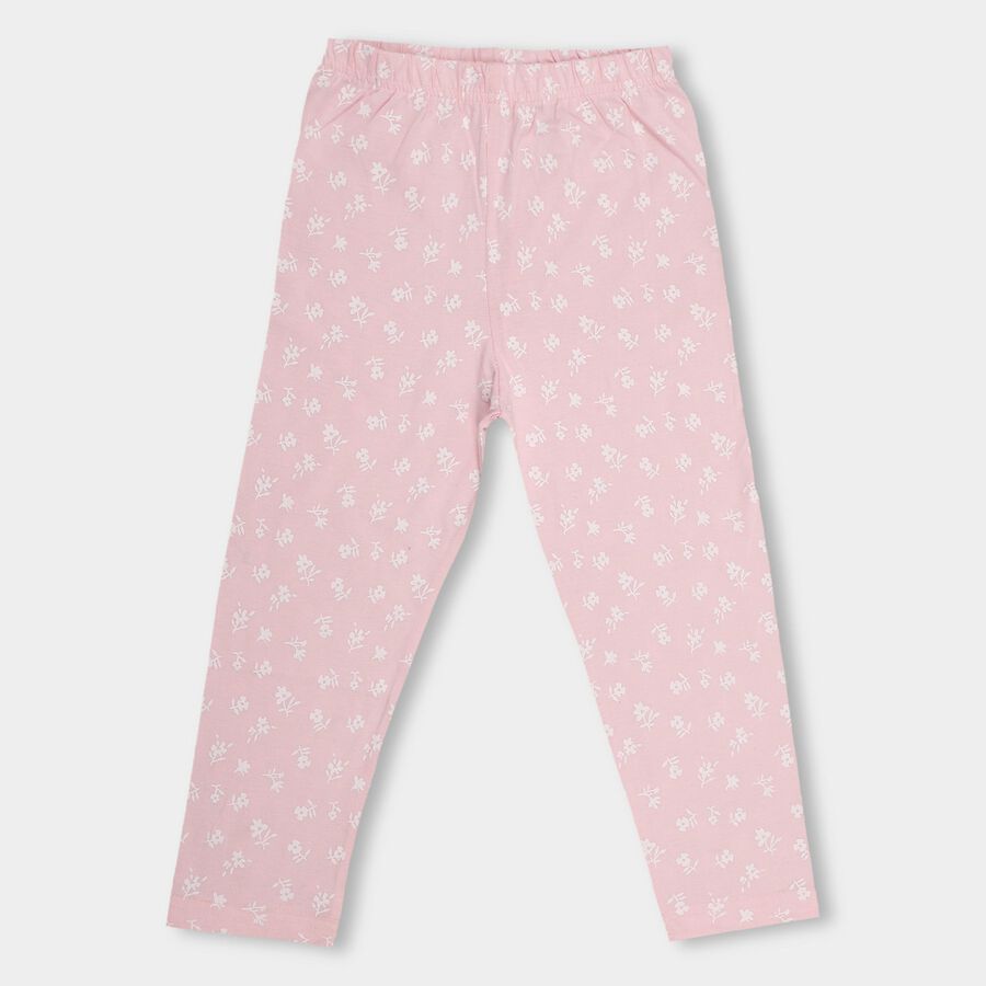 Girls' Pyjama, हल्का गुलाबी, large